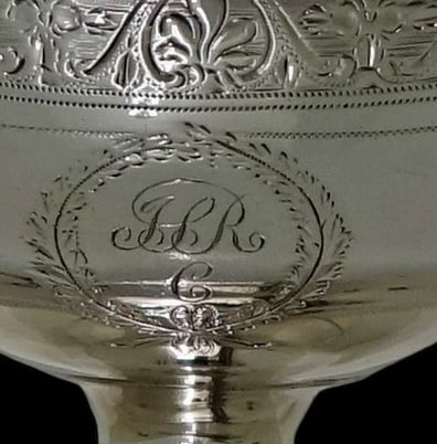 18th Century Antique Sterling Silver George III Sugar Basket London 1795 William Frisbee - 6
