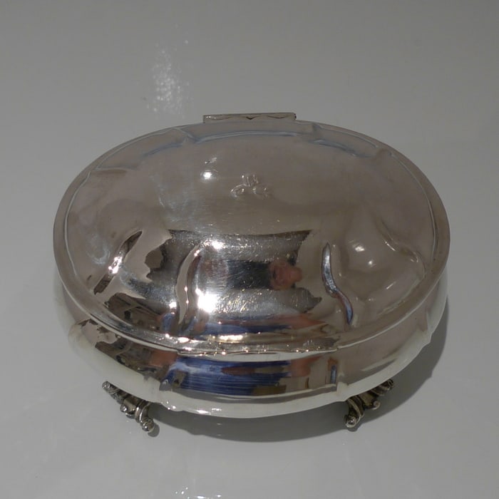 18th Century Antique Silver Russian Box Moscow 1770 (mark registered in Verzeichenis Der Russischen - 2