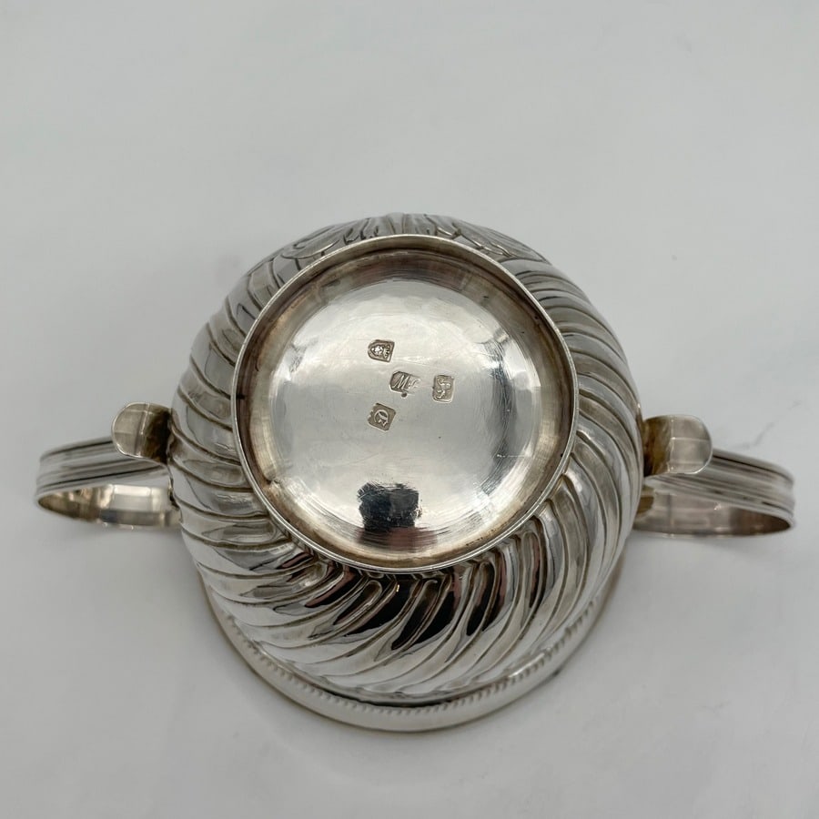 Mid 18th Century Antique George III Silver Porringer London 1762 Fuller White - 7