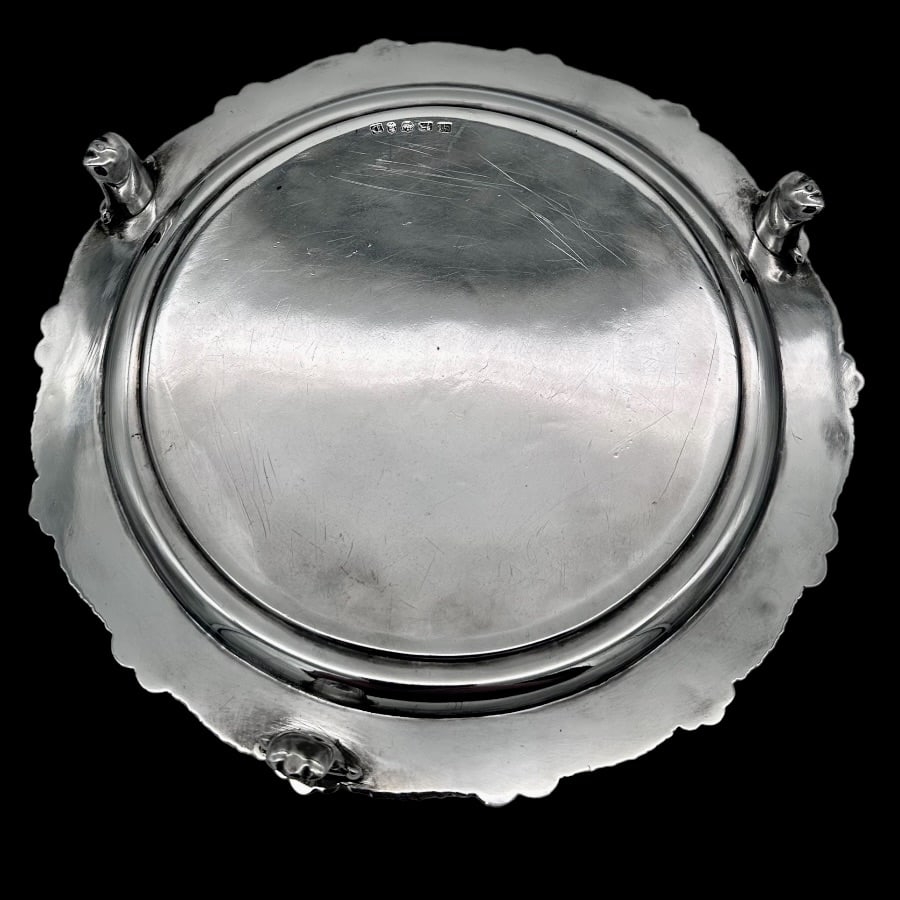 Early 19th Century Antique George III Silver Pair Salvers Sheffield 1812 S C Younge & Co - 7