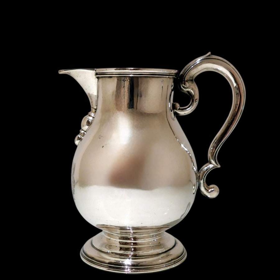 Early 18th Century Antique George II Sterling Silver Beer Jug London 1731 Simon Pantin II - 4