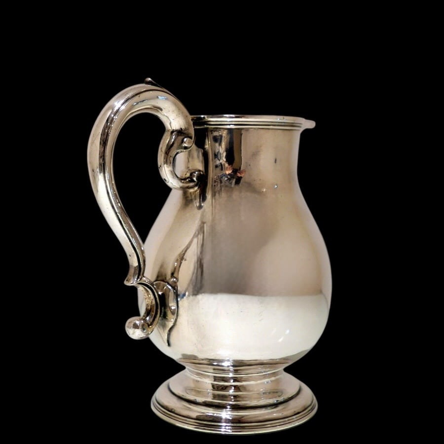 Early 18th Century Antique George II Sterling Silver Beer Jug London 1731 Simon Pantin II - 5
