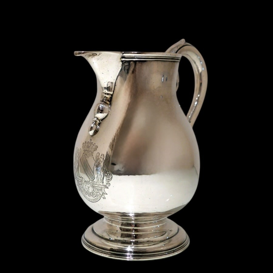 Early 18th Century Antique George II Sterling Silver Beer Jug London 1731 Simon Pantin II - 6