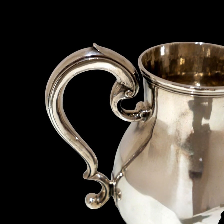 Early 18th Century Antique George II Sterling Silver Beer Jug London 1731 Simon Pantin II - 8