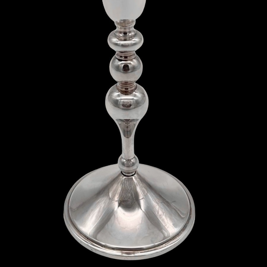 20th Century Modern Sterling Silver Champagne Flute London 1998 Asprey & Garrard - 4