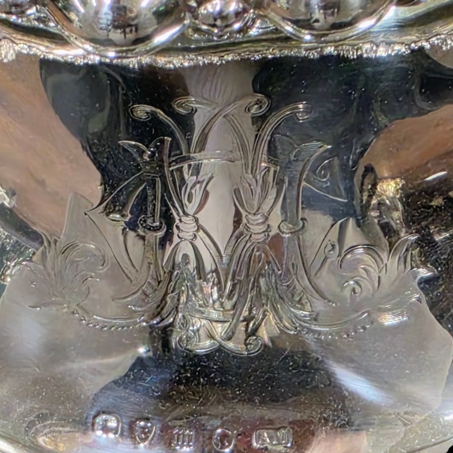 19th Century Antique Victorian Large Silver Centrepiece & Plateau London 1867 Alexander Macrae - 16