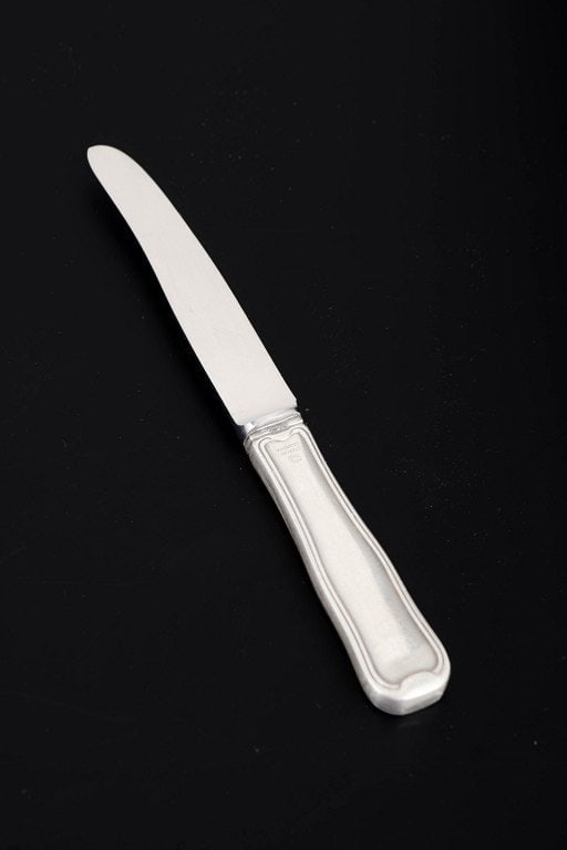 Georg Jensen, Denmark. Travel knife in stainless steel and sterling silver. Produced after 1944. (1 of 5)