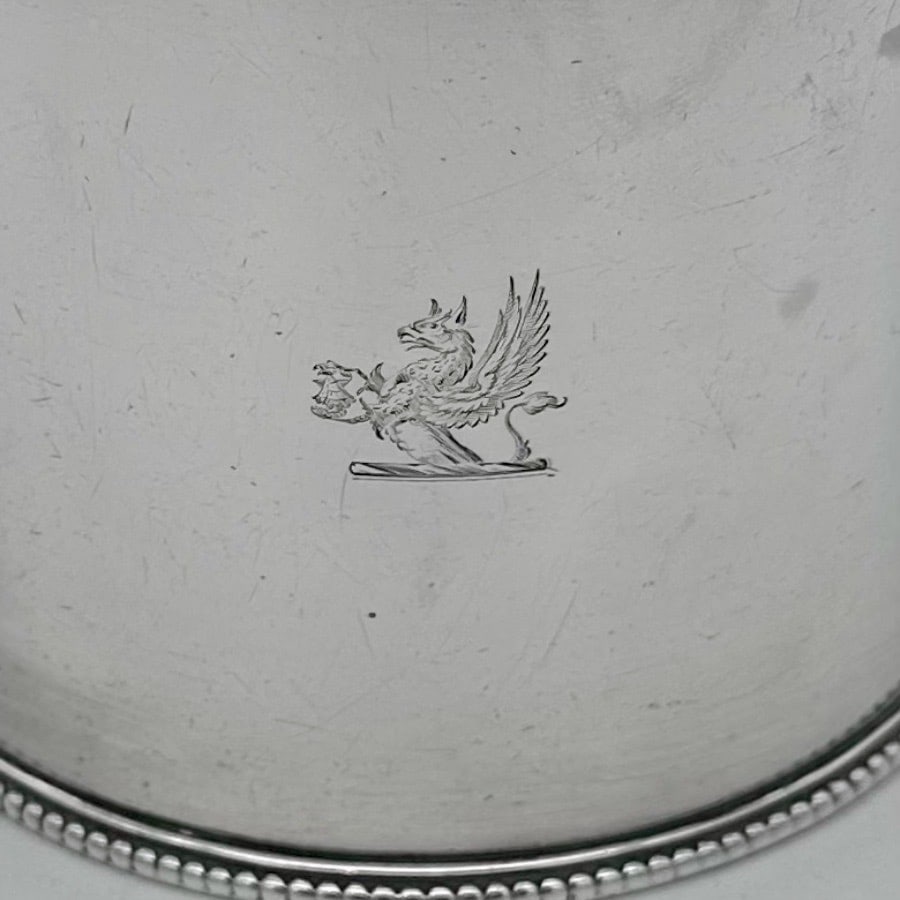 18th Century Antique George III Silver Teapot London 1776 William Cattell - 9