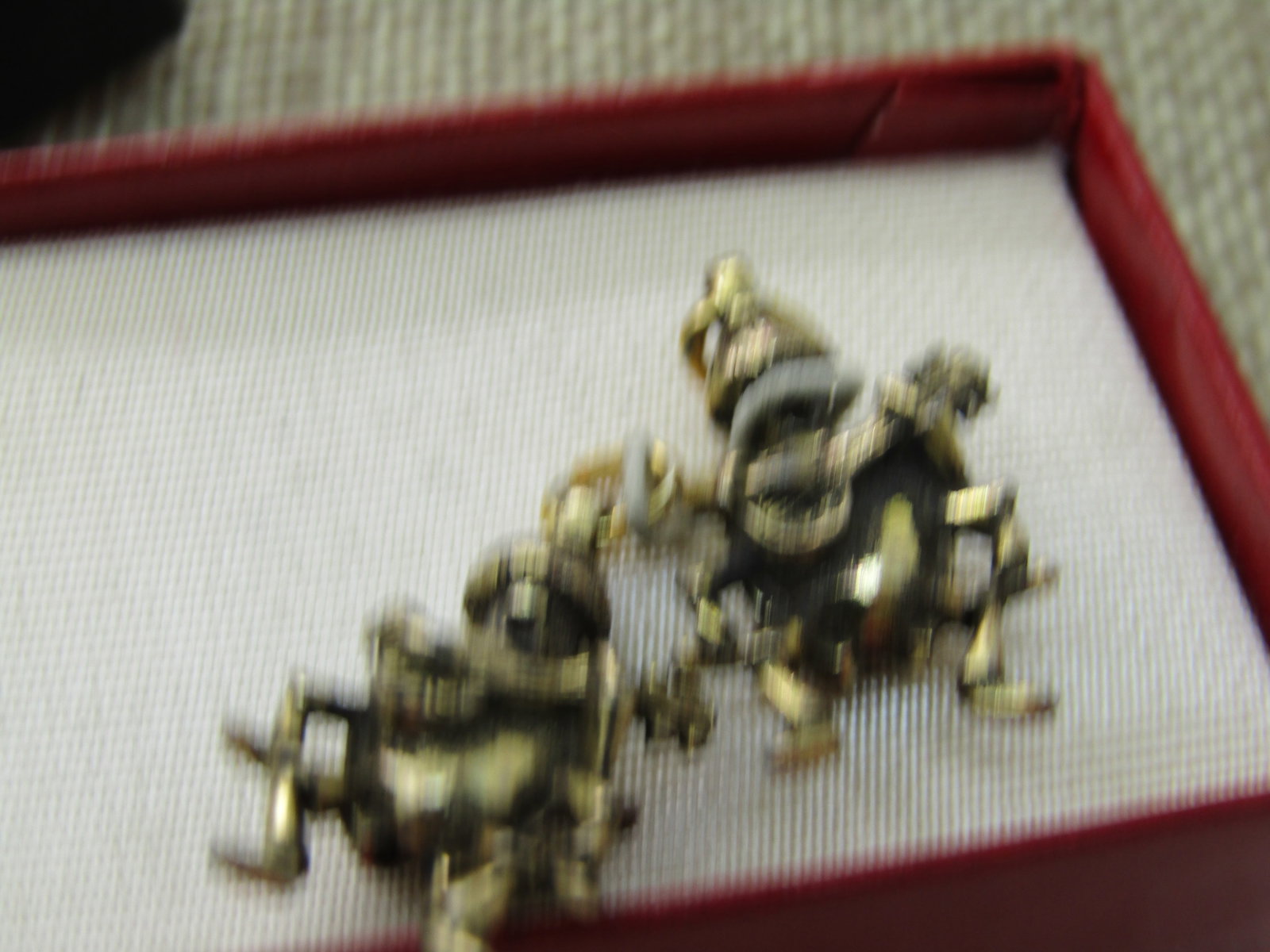 Pair Sterling Musician Beetle Charms or Pendants, Mid-Century, Goldwashed, - 3
