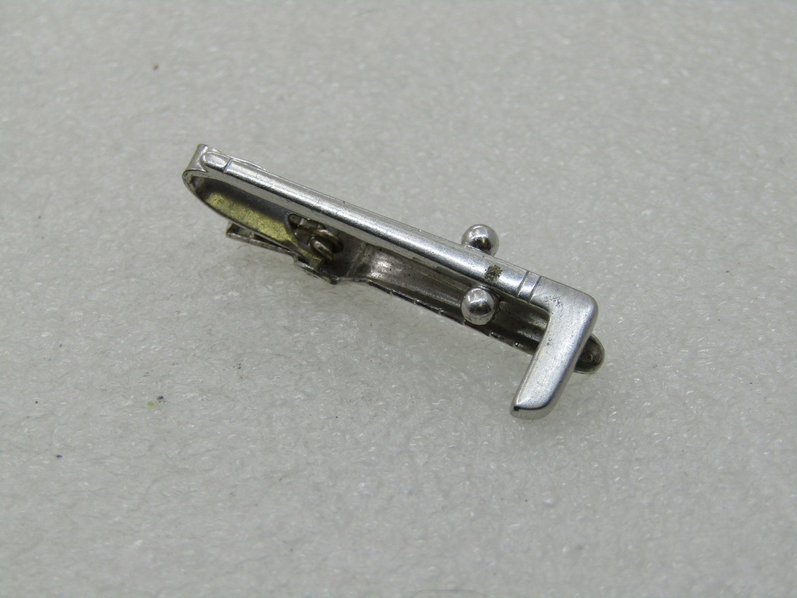 Vintage Anson Golf Putter Tie Clasp, Silver Tone (1 of 5)