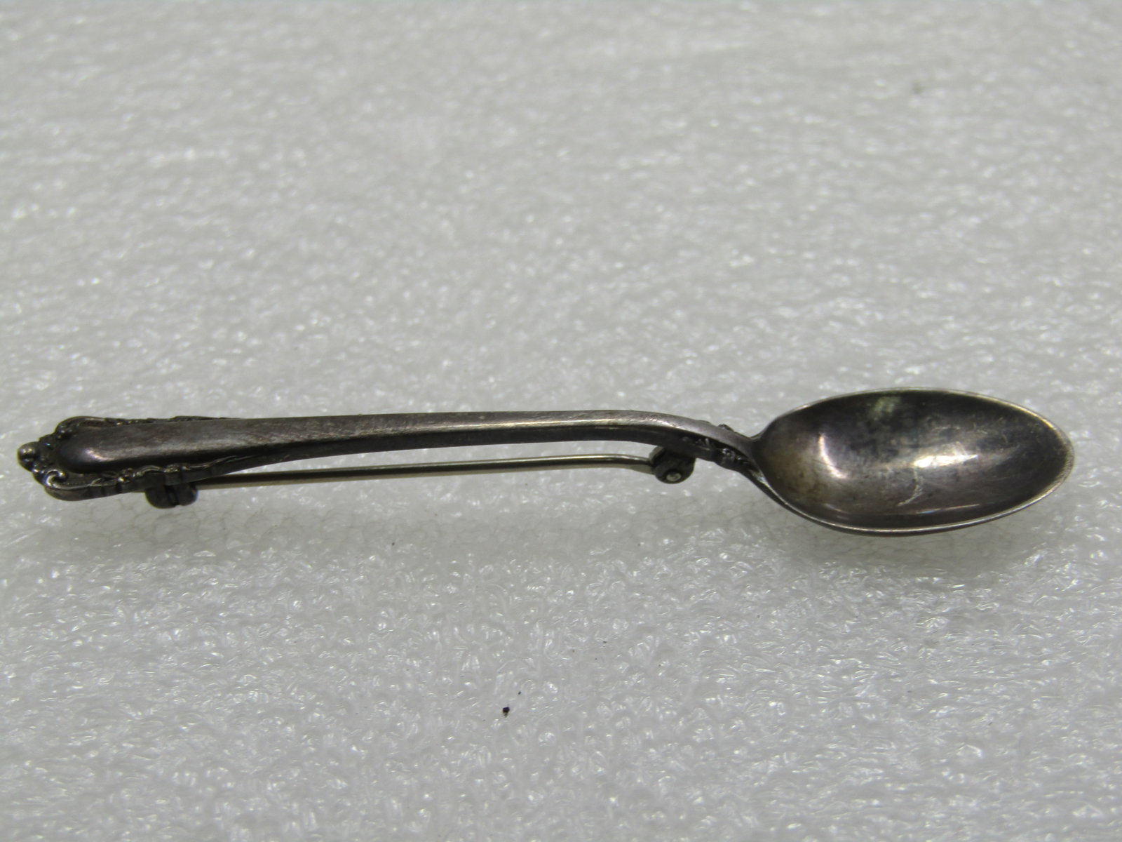 Vintage Sterling Lunt Spoon Brooch, 2.75" - 3