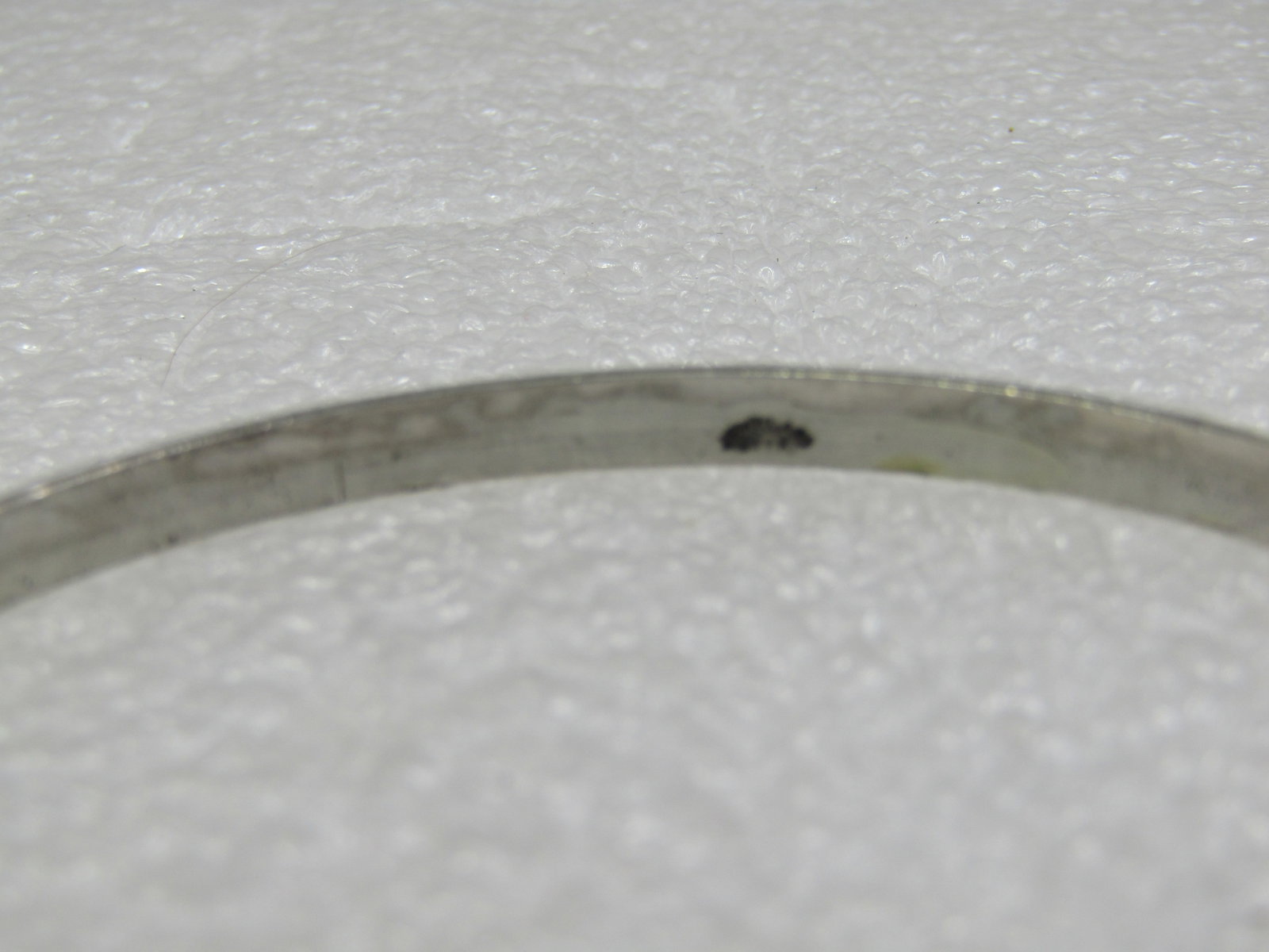 Vintage Sterling Ridged Bangle Bracelet, 4.55mm, Signed Jewelars - 5