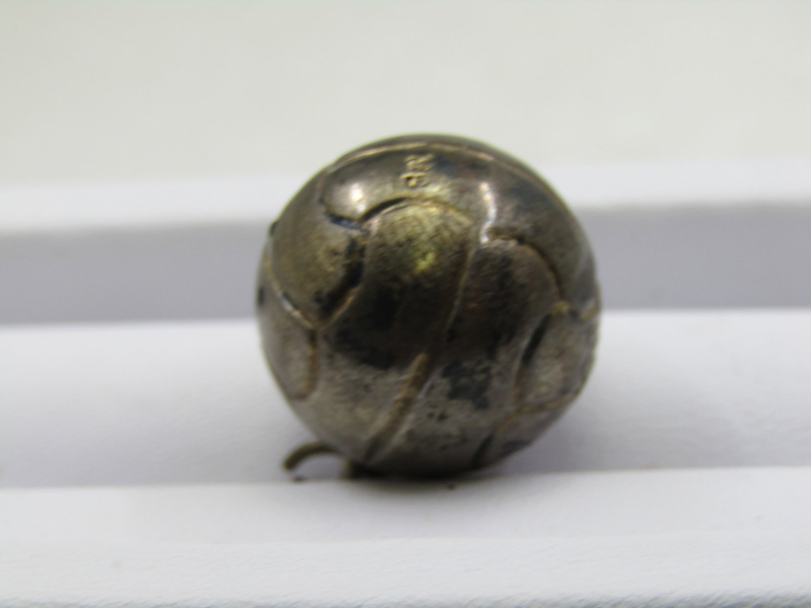 Vintage Sterling SIlver 1944 Champion Basketball Pendant/Charm - 3