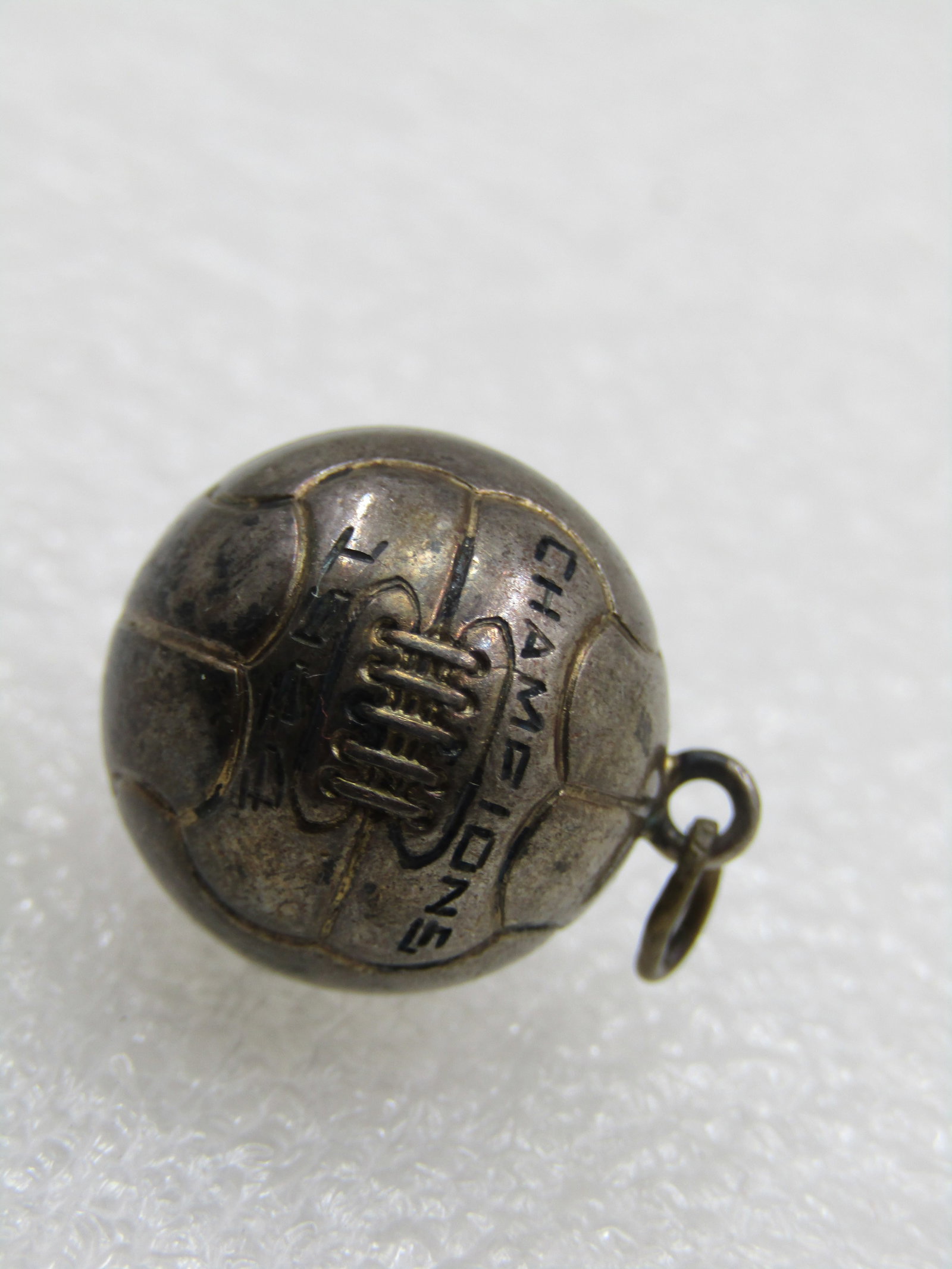Vintage Sterling SIlver 1944 Champion Basketball Pendant/Charm - 4