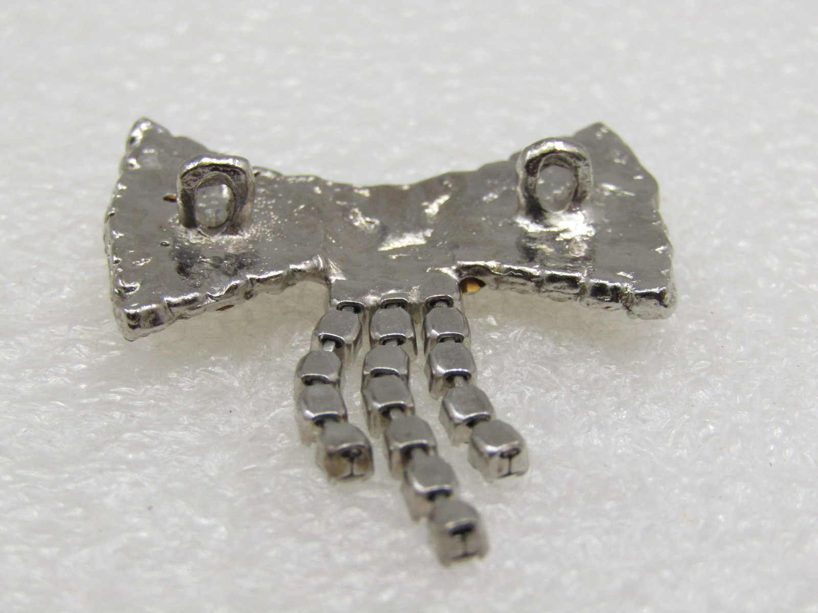 Vintage Rhinestone Bow With Dangles Sew-On Embelissment - 5