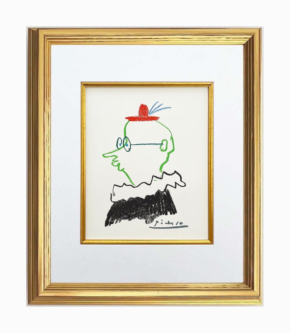Picasso Lithograph 33 The friend framed (1 of 1)