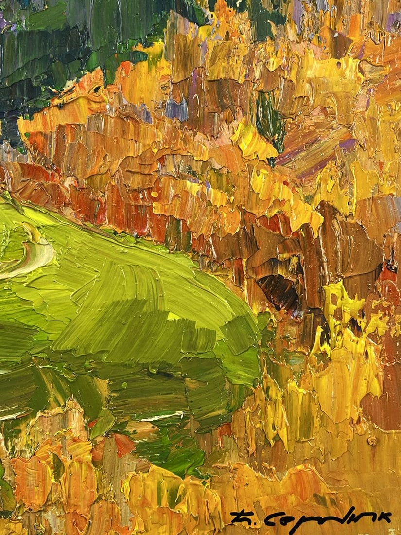 Oil painting Autumn Mountain View Boris Serdyuk - 10