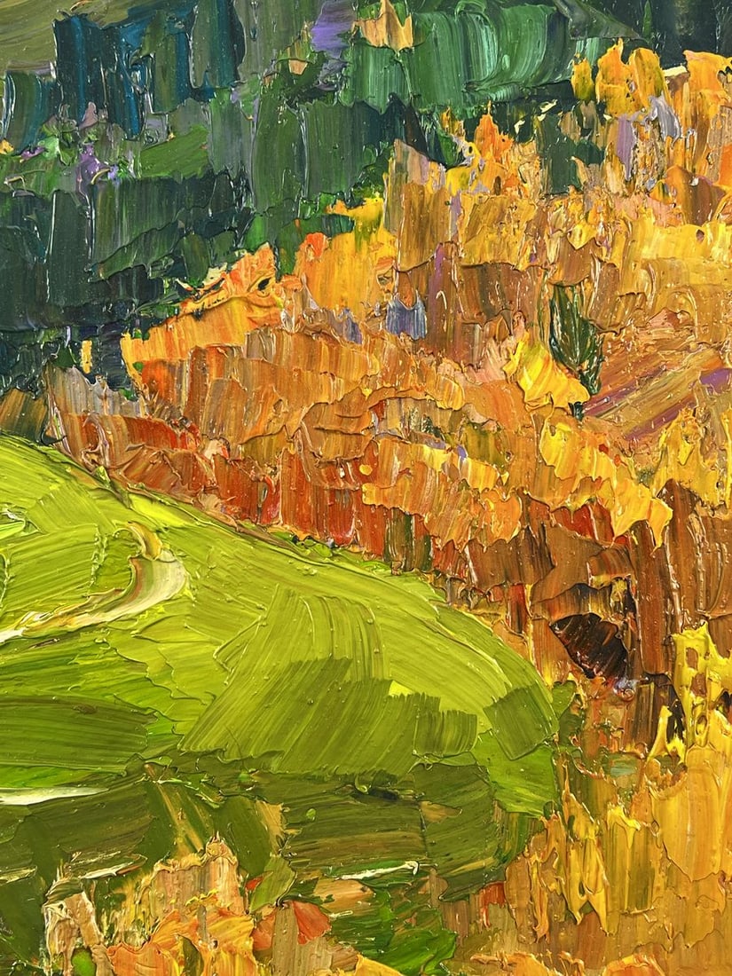 Oil painting Autumn Mountain View Boris Serdyuk - 9
