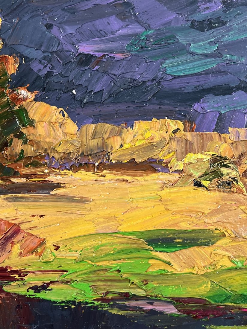 Oil painting In the Field Before the Rain Boris Serdyuk - 7