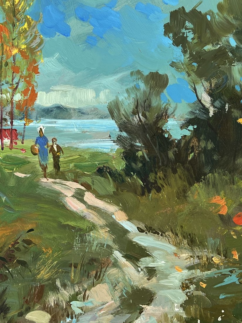 Oil painting The road to the river Yuriy Suprunchuk - 6