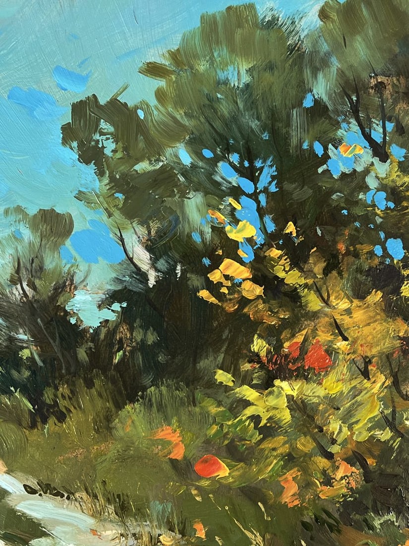Oil painting The road to the river Yuriy Suprunchuk - 8