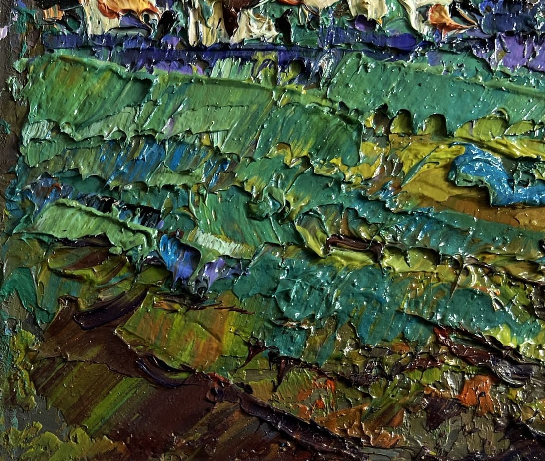 Oil painting Evening autumn wind Alex Kalenyuk - 5