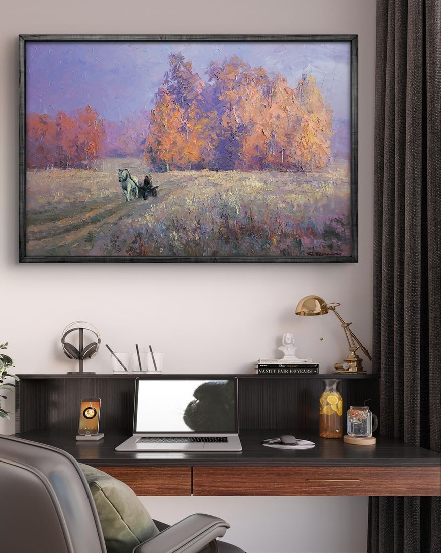 Oil painting Cold morning Boris Serdyuk - 3