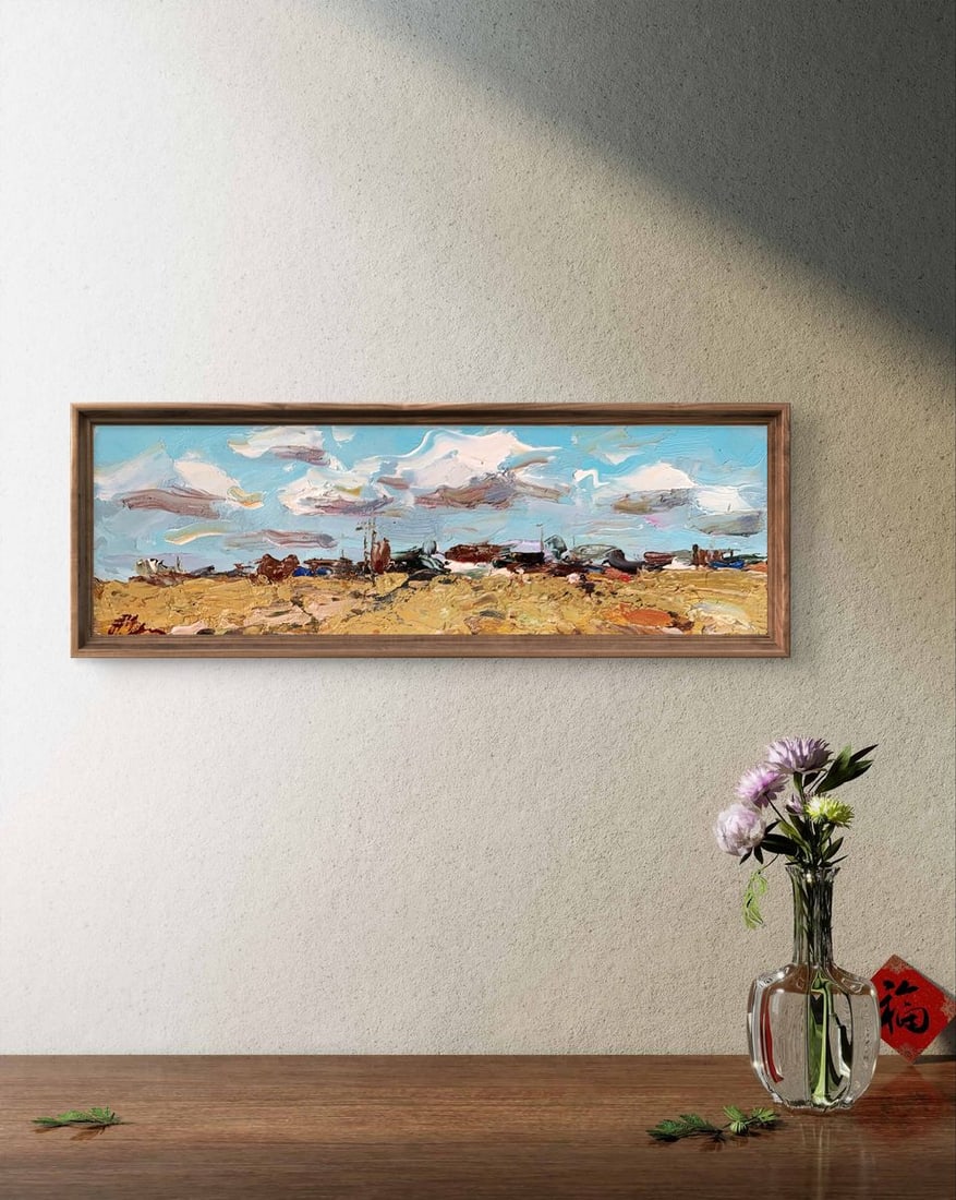 Oil painting In the field near the village Alexander Cherednichenko - 2