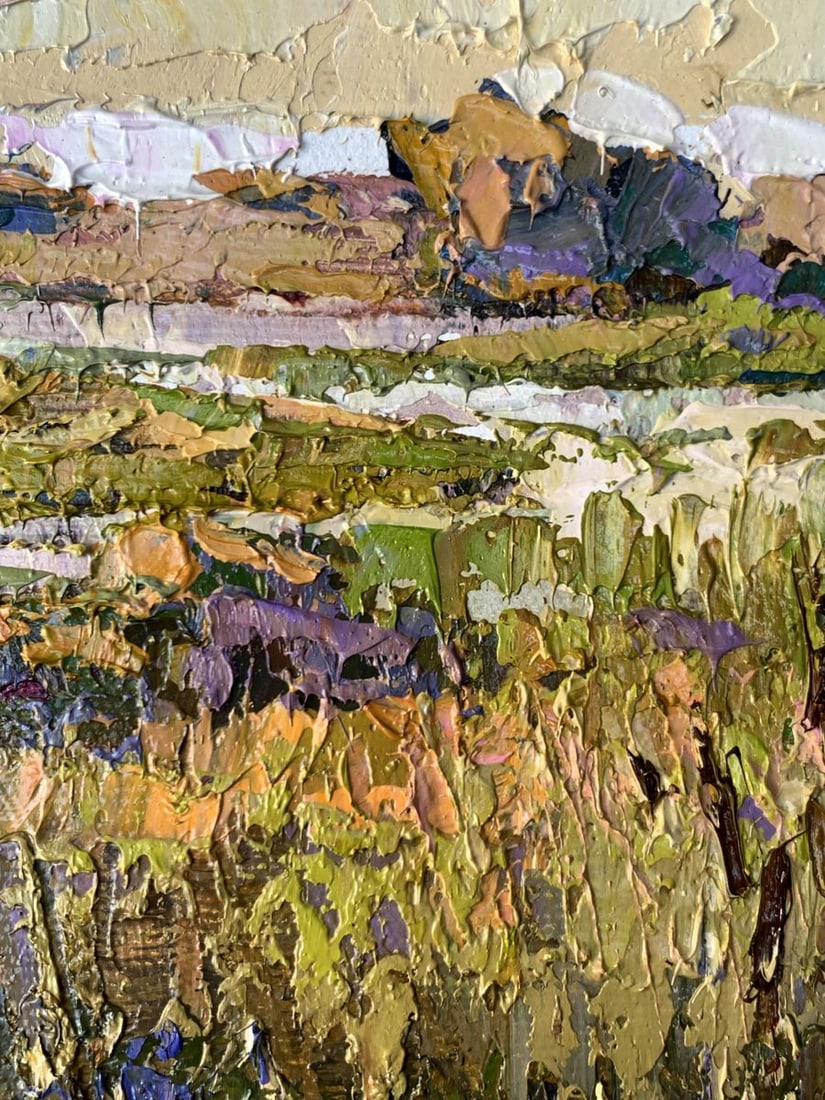 Oil painting River flood Oksana Kalenyuk - 6
