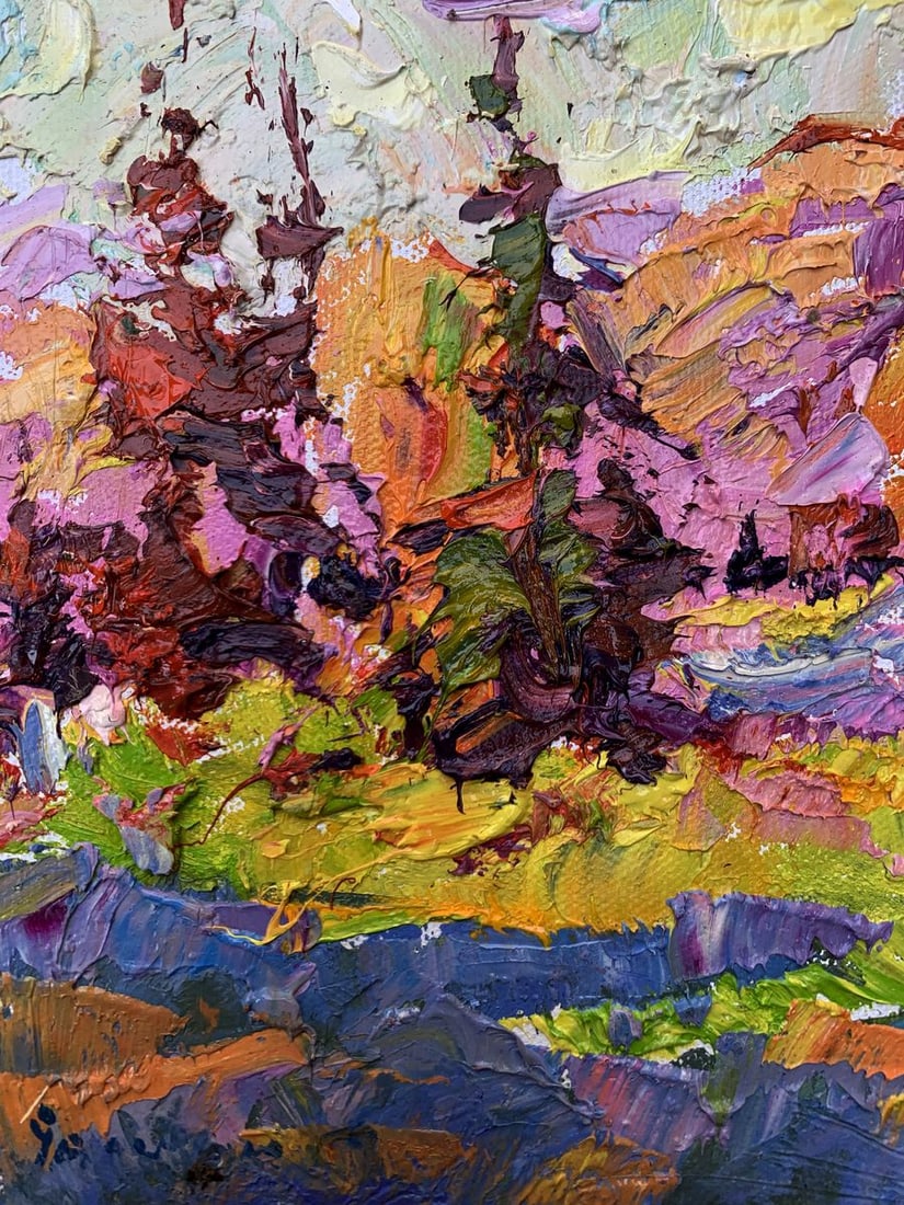 Oil painting Sunny autumn day Kalenyuk Alex - 5