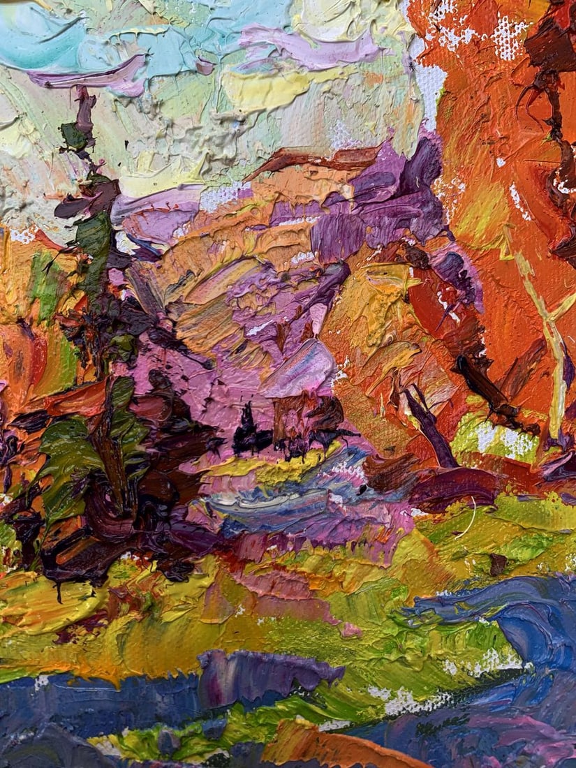 Oil painting Sunny autumn day Kalenyuk Alex - 6