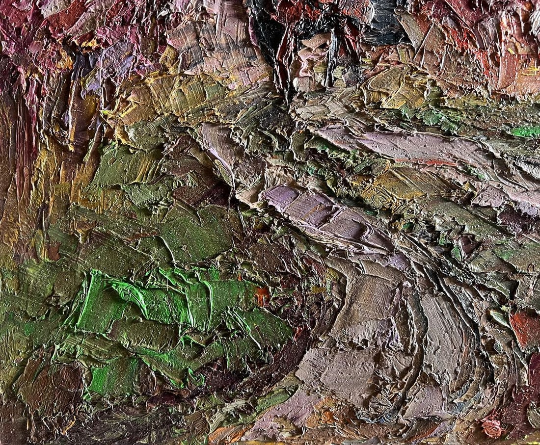 Oil painting A horse is walking along the path Boris Serdyuk - 8