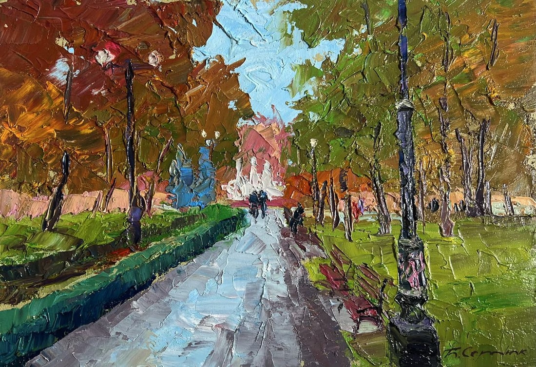 Oil painting City National Park Boris Serdyuk - 3