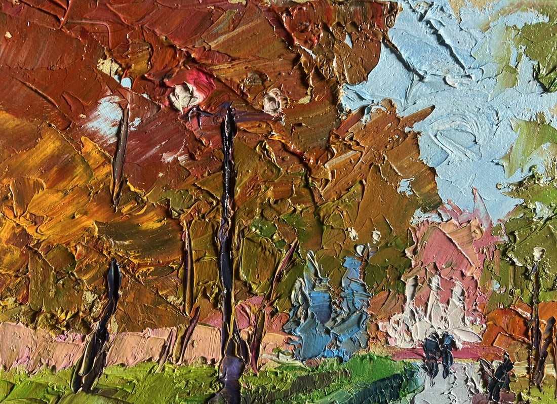 Oil painting City National Park Boris Serdyuk - 4