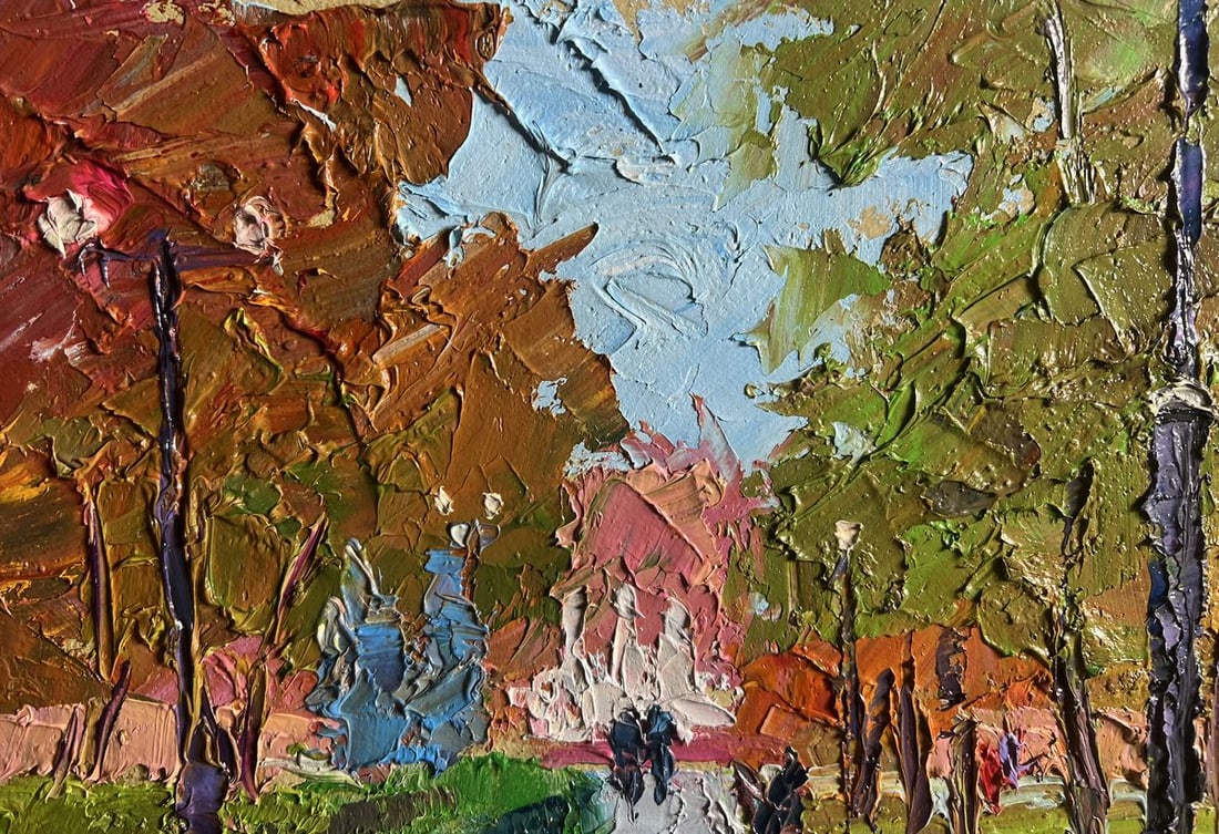 Oil painting City National Park Boris Serdyuk - 5