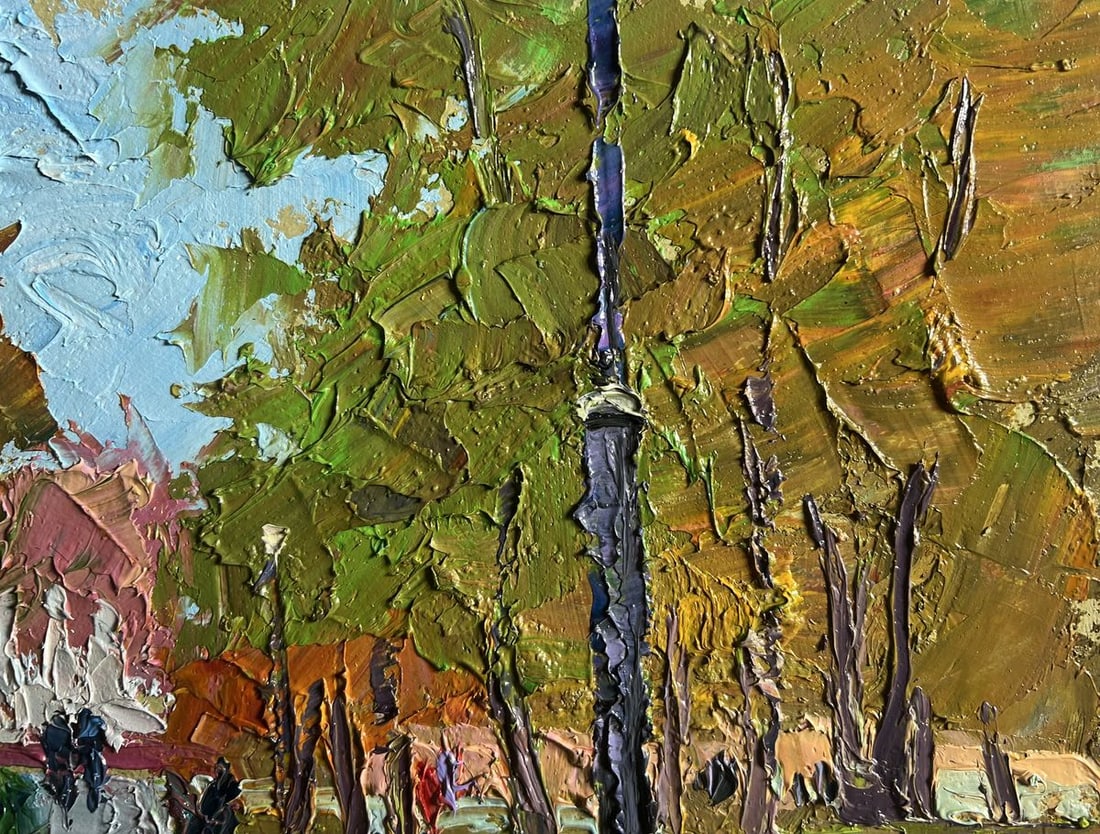 Oil painting City National Park Boris Serdyuk - 6