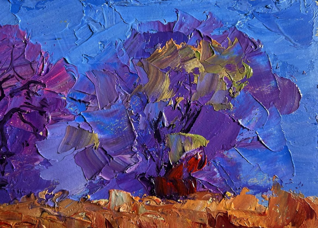 Oil painting September day in the field Boris Serdyuk - 6
