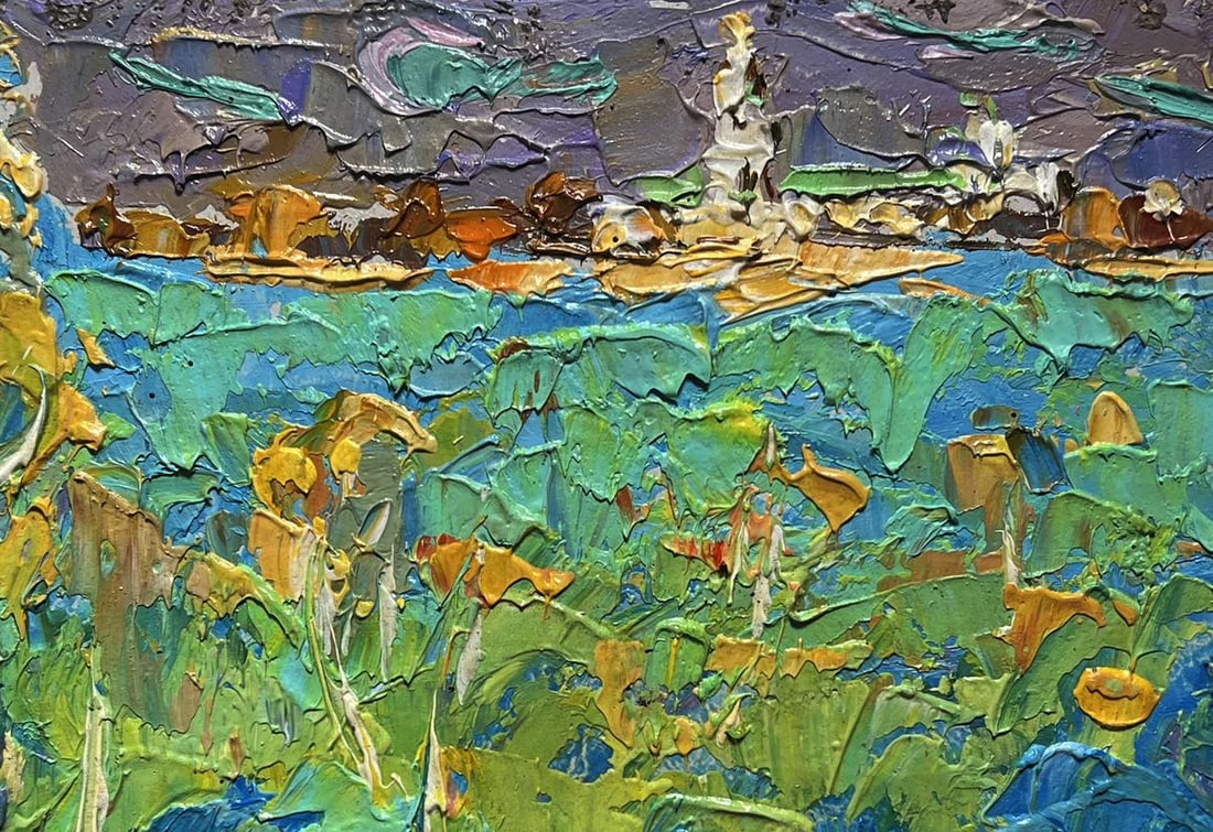 Oil painting Early autumn has come Oksana Kalenyuk - 8