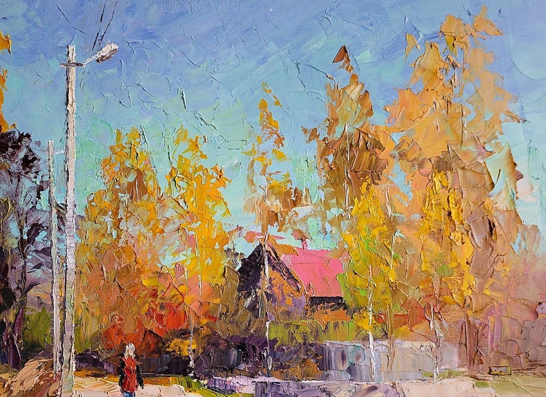 Oil painting Warm October Serdyuk Boris Petrovich - 5