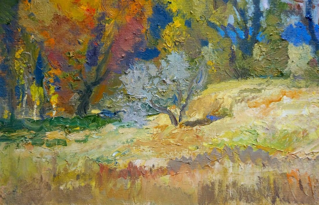 Oil painting Autumn colors Mynka Alexander Fedorovich - 2