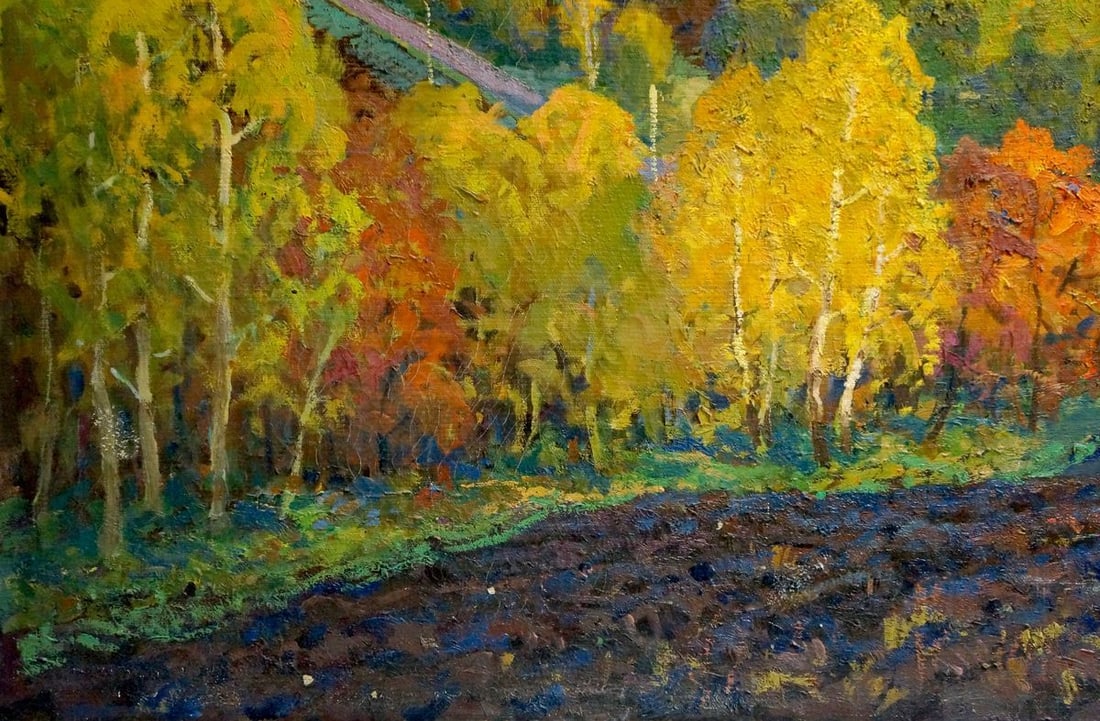 Oil painting Landscape of fields Korostelev Vladimir Alexandrovich - 2