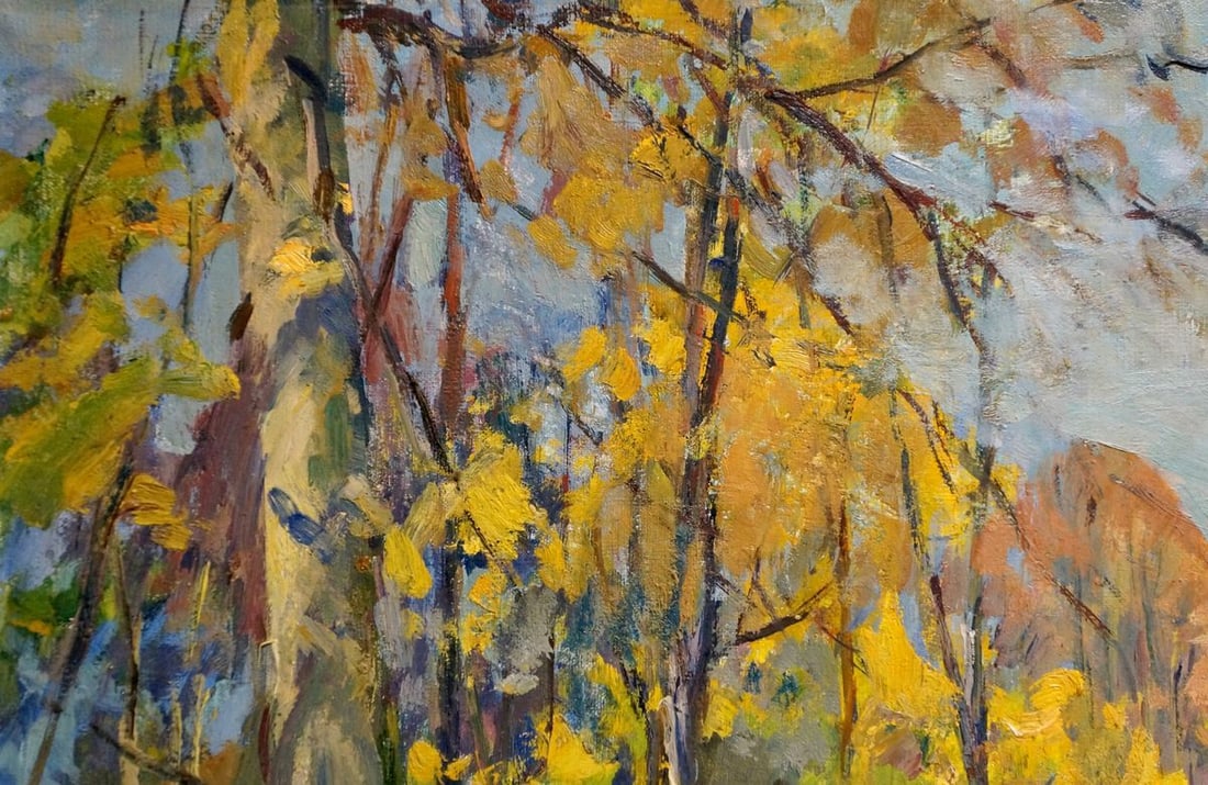 Oil painting Autumn Park Tartakovsky Isaac Iosifovich - 3
