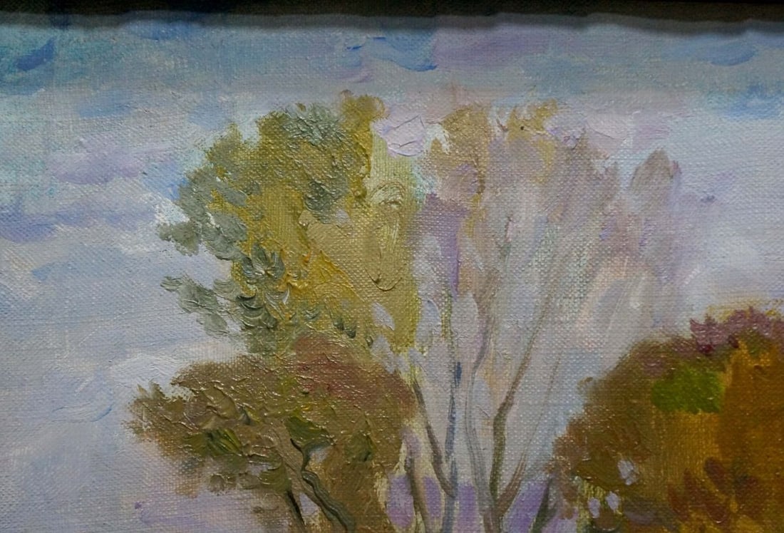 Oil painting Forest landscape - 3