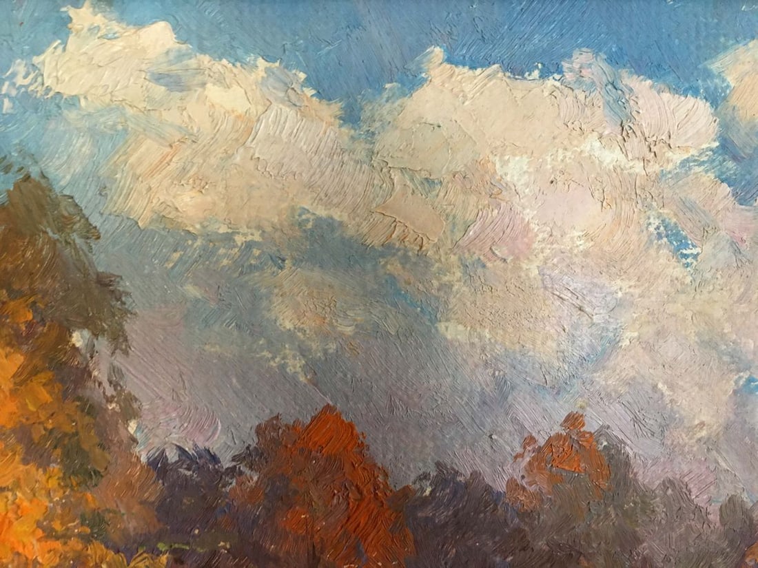 Oil painting Autumn landscape Priyezzhev Boris Andrianovich - 7