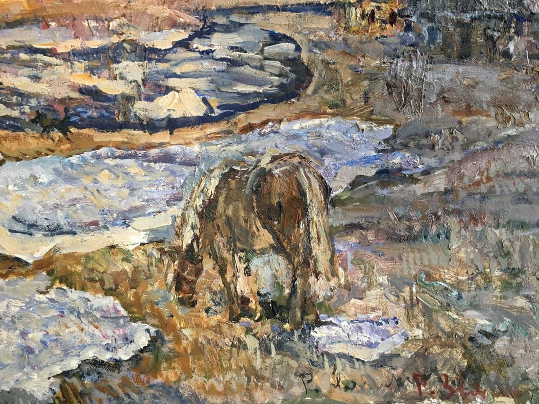Oil painting Autumn day Zvyagintsev Rostislav Mikhailovich - 7