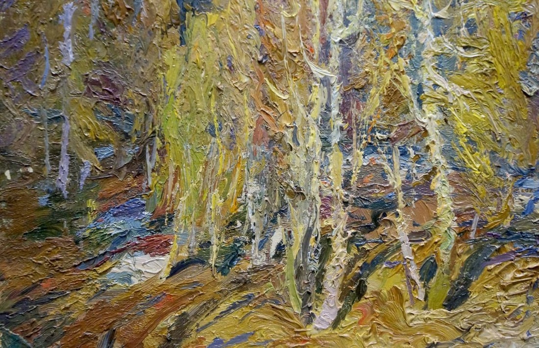 Oil painting Golden autumn Ruban Grigory Savelievich - 2