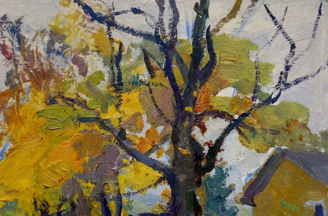 Oil painting Walk in the woods Gantman Moisey Faibovich - 4