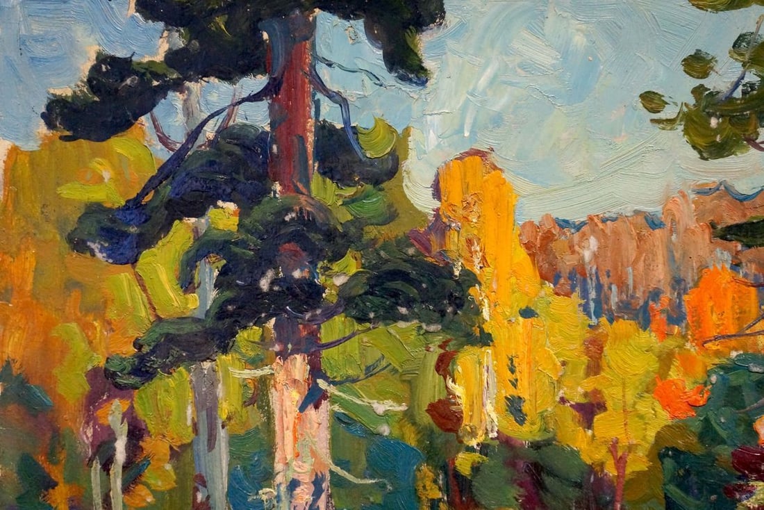 Oil painting Golden autumn Fomin Anatoly Nikiforovich - 3