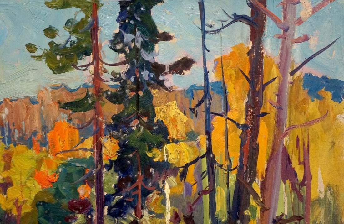 Oil painting Golden autumn Fomin Anatoly Nikiforovich - 4