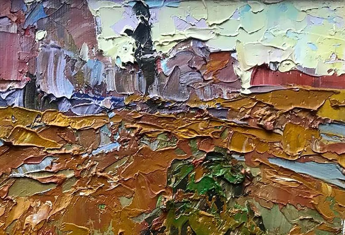 Oil painting Near the pond Kalenyuk Oksana - 3